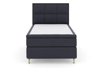 Rutete Sengegavl 120 cm - Blå