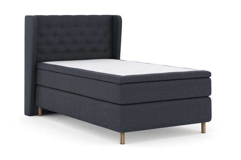 Select No 4 Komplett Sengepakke 120x200 Fast - Blå/Kobberben - Møbler - Senger - Enkeltsenger