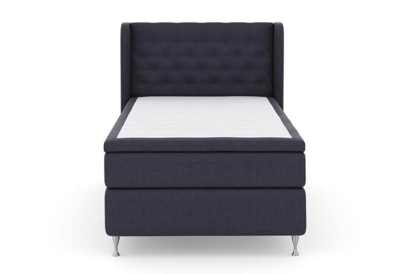 Select No 4 Komplett Sengepakke 120x200 Fast - Blå/Sølvben - Møbler - Senger - Enkeltsenger