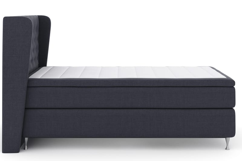 Select No 4 Komplett Sengepakke 120x200 Fast - Blå/Sølvben - Møbler - Senger - Enkeltsenger