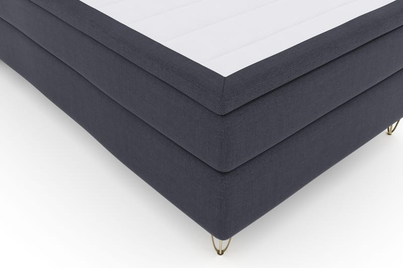 Select No 4 Komplett Sengepakke 120x200 Fast - Blå/V-formede Metallben - Møbler - Senger - Enkeltsenger