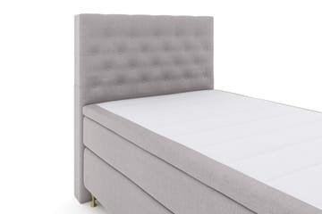 Select No 4 Komplett Sengepakke 120x200 Fast - Lysegrå/Gullben - Møbler - Senger - Enkeltsenger
