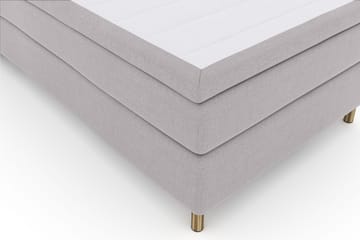 Select No 4 Komplett Sengepakke 120x200 Fast - Lysegrå/Kobberben - Møbler - Senger - Enkeltsenger