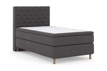 Select No 4 Komplett Sengepakke 120x200 Fast - Mørkegrå/Kobberben - Møbler - Senger - Enkeltsenger