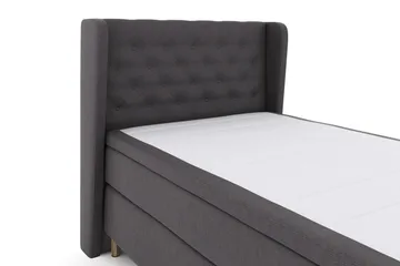 Select No 4 Komplett Sengepakke 120x200 Fast - Mørkegrå/Kobberben - Møbler - Senger - Enkeltsenger