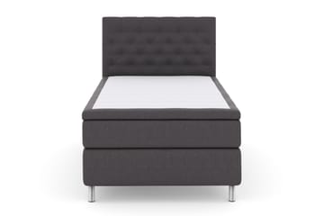 Select No 4 Komplett Sengepakke 120x200 Fast - Mørkegrå/Metallben - Møbler - Senger - Enkeltsenger