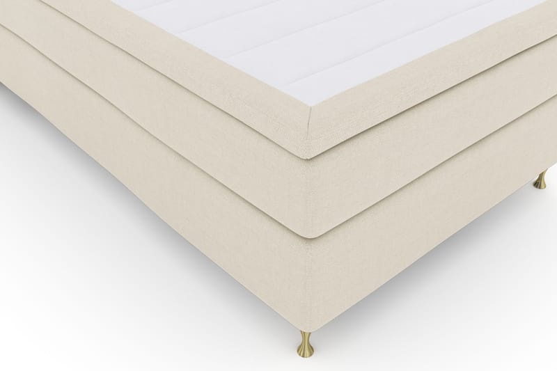 Select No 4 Komplett Sengepakke 120x200 Medium - Beige/Gullben - Møbler - Senger - Enkeltsenger