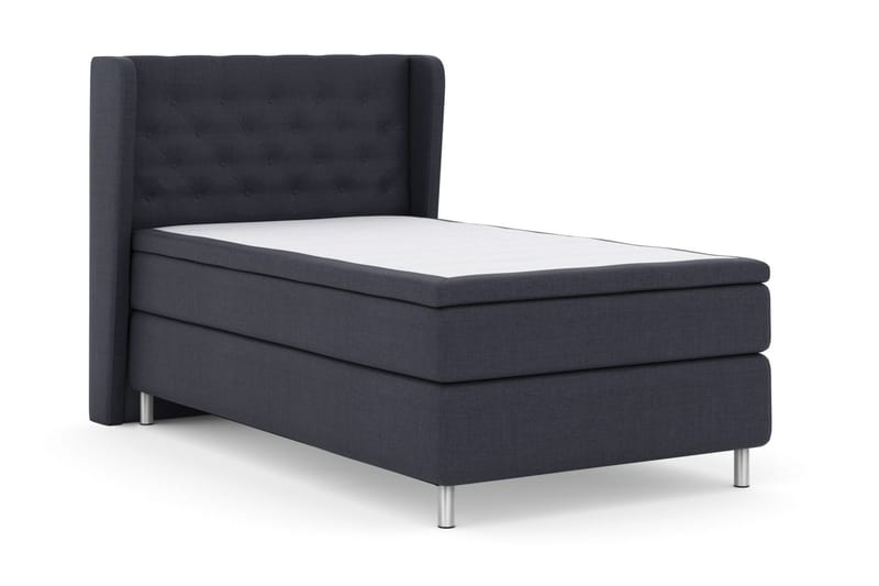 Select No 4 Komplett Sengepakke 120x200 Medium - Blå/Metallben - Møbler - Senger - Enkeltsenger