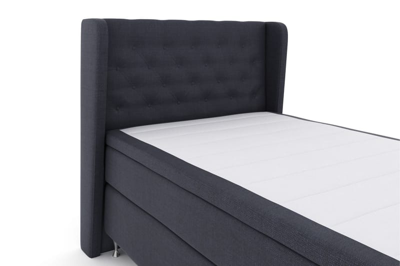 Select No 4 Komplett Sengepakke 120x200 Medium - Blå/Sølvben - Møbler - Senger - Enkeltsenger