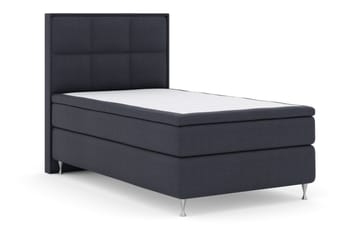 Select No 4 Komplett Sengepakke 120x200 Medium - Blå/Sølvben - Møbler - Senger - Enkeltsenger