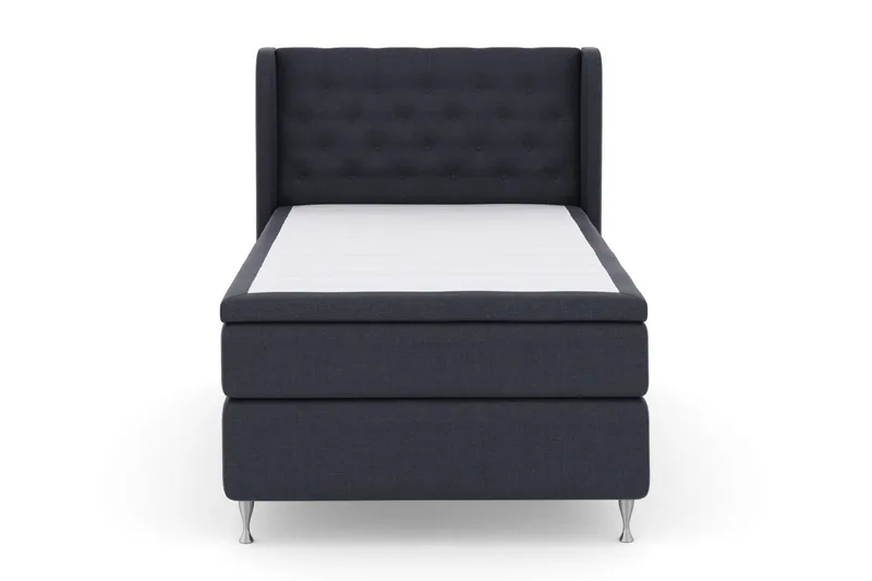 Select No 4 Komplett Sengepakke 120x200 Medium - Blå/Sølvben - Møbler - Senger - Enkeltsenger