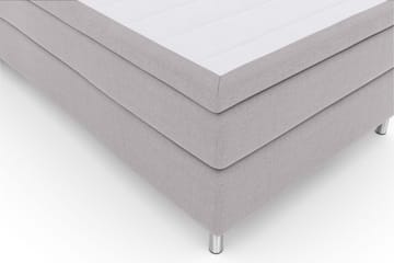 Select No 4 Komplett Sengepakke 120x200 Medium - Lysegrå/Metallben - Møbler - Senger - Enkeltsenger