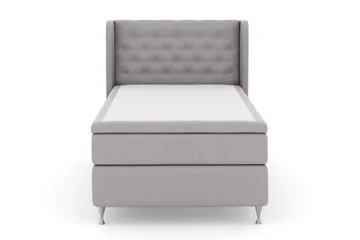 Select No 4 Komplett Sengepakke 120x200 Medium - Lysegrå/Sølvben - Møbler - Senger - Enkeltsenger