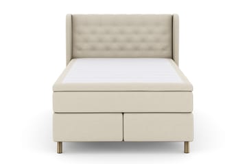 Select No 4 Komplett Sengepakke 140x200 Fast - Beige/Kobberben - Møbler - Senger - Kontinentalsenger