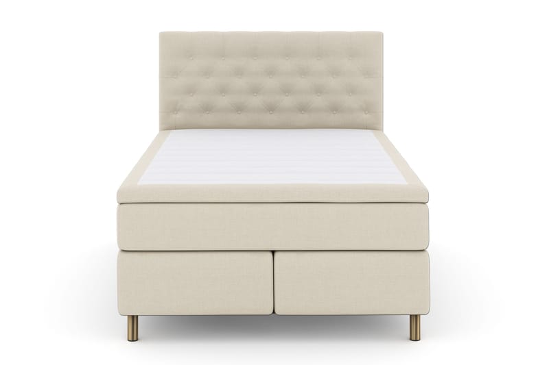Select No 4 Komplett Sengepakke 140x200 Fast, Beige/Kobberben