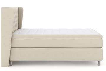 Select No 4 Komplett Sengepakke 140x200 Fast - Beige/Metallben - Møbler - Senger - Kontinentalsenger