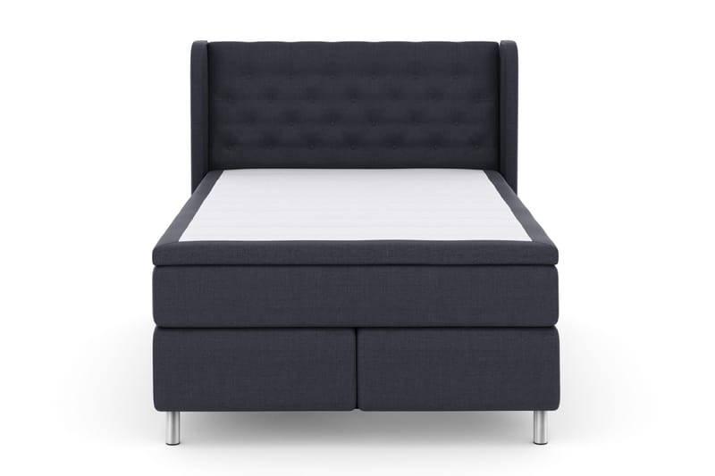 Select No 4 Komplett Sengepakke 140x200 Fast - Blå/Metallben - Møbler - Senger - Kontinentalsenger