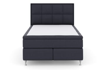 Select No 4 Komplett Sengepakke 140x200 Fast - Blå/Sølvben - Møbler - Senger - Kontinentalsenger