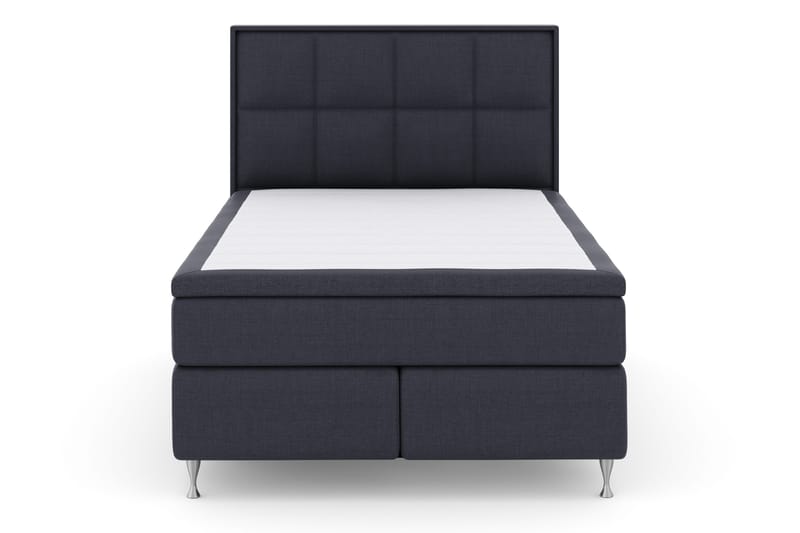 Select No 4 Komplett Sengepakke 140x200 Fast - Blå/Sølvben - Møbler - Senger - Kontinentalsenger