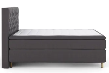 Select No 4 Komplett Sengepakke 140x200 Fast - Mørkegrå/Kobberben - Møbler - Senger - Kontinentalsenger