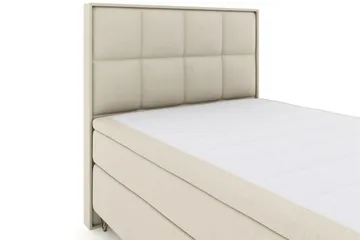 Select No 4 Komplett Sengepakke 140x200 Fast/Medium - Beige/V-formede Metallben - Møbler - Senger - Kontinentalsenger