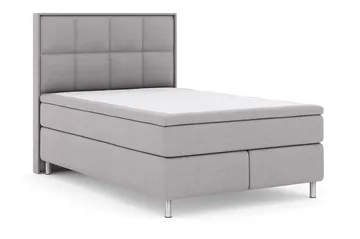 Select No 4 Komplett Sengepakke 140x200 Fast/Medium - Blå/V-formede Metallben - Møbler - Senger - Kontinentalsenger