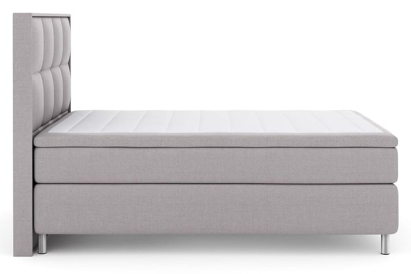 Select No 4 Komplett Sengepakke 140x200 Fast/Medium - Blå/V-formede Metallben - Møbler - Senger - Kontinentalsenger