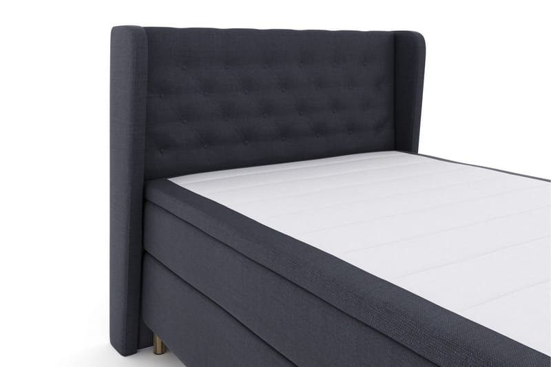 Select No 4 Komplett Sengepakke 140x200 Medium - Blå/Metallben - Møbler - Senger - Kontinentalsenger