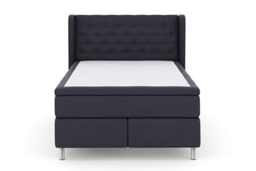 Select No 4 Komplett Sengepakke 140x200 Medium - Blå/Metallben - Møbler - Senger - Kontinentalsenger