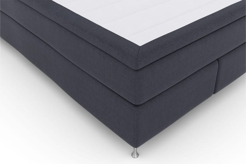 Select No 4 Komplett Sengepakke 140x200 Medium - Blå/Sølvben - Møbler - Senger - Kontinentalsenger