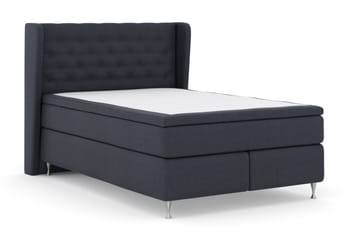 Select No 4 Komplett Sengepakke 140x200 Medium - Blå/Sølvben - Møbler - Senger - Kontinentalsenger