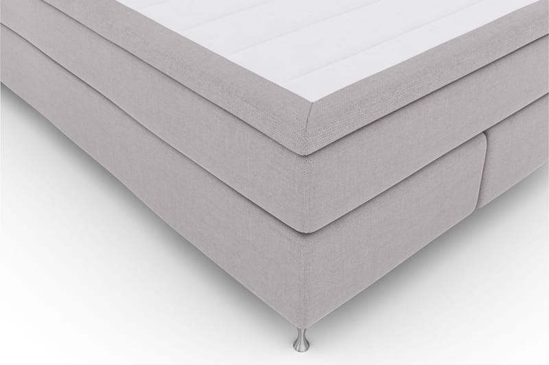 Select No 4 Komplett Sengepakke 140x200 Medium - Lysegrå/Sølvben - Møbler - Senger - Kontinentalsenger