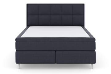 Select No 4 Komplett Sengepakke 180x200 Fast - Blå/Metallben - Møbler - Senger - Kontinentalsenger