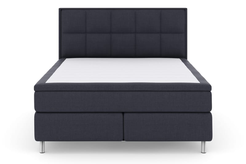 Select No 4 Komplett Sengepakke 180x200 Fast - Blå/Metallben - Møbler - Senger - Kontinentalsenger