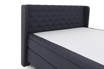Select No 4 Komplett Sengepakke 180x200 Fast - Blå/Sølvben - Møbler - Senger - Kontinentalsenger