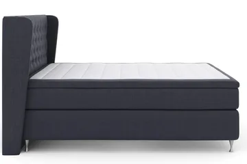 Select No 4 Komplett Sengepakke 180x200 Fast - Blå/Sølvben - Møbler - Senger - Kontinentalsenger