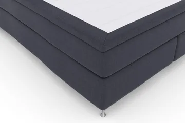 Select No 4 Komplett Sengepakke 180x200 Fast - Blå/Sølvben - Møbler - Senger - Kontinentalsenger