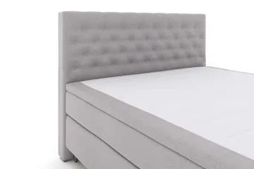 Select No 4 Komplett Sengepakke 180x200 Fast - Lysegrå/V-formede Metallben - Møbler - Senger - Kontinentalsenger