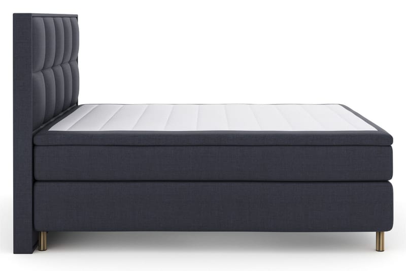 Select No 4 Komplett Sengepakke 180x200 Fast/Medium - Blå/Kobberben - Møbler - Senger - Kontinentalsenger