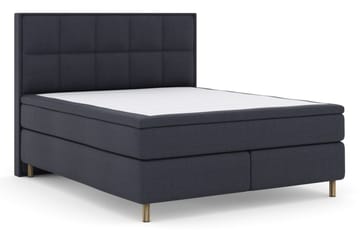 Select No 4 Komplett Sengepakke 180x200 Fast/Medium - Blå/Kobberben - Møbler - Senger - Kontinentalsenger