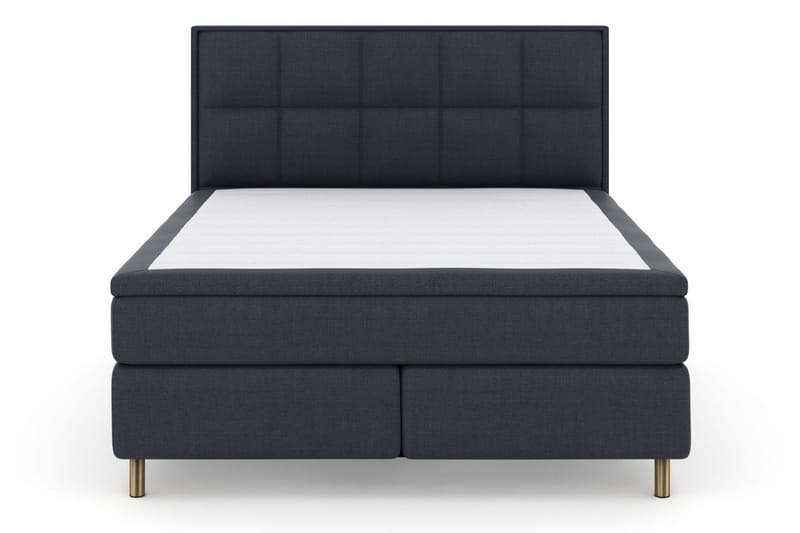 Select No 4 Komplett Sengepakke 180x200 Fast/Medium - Blå/Kobberben - Møbler - Senger - Kontinentalsenger
