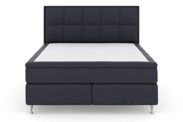 Select No 4 Komplett Sengepakke 180x200 Medium - Blå/Sølvben - Møbler - Senger - Kontinentalsenger