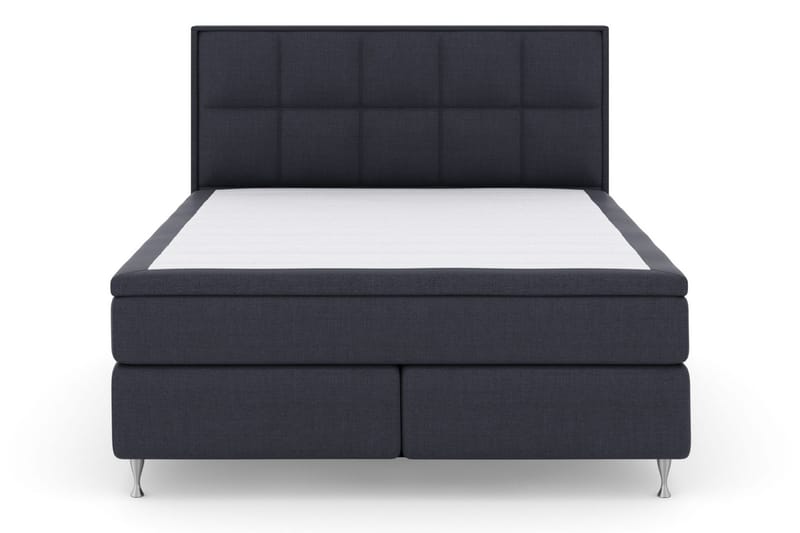 Select No 4 Komplett Sengepakke 180x200 Medium - Blå/Sølvben - Møbler - Senger - Kontinentalsenger