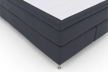 Select No 4 Kontinentalseng 140x200 Fast/Medium - Blå/Sølvben - Møbler - Senger - Kontinentalsenger