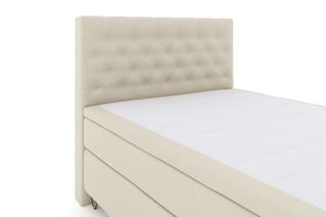 Select No 4 Kontinentalseng 160x200 Fast/Medium - Beige/V-formede Metallben - Møbler - Senger - Kontinentalsenger