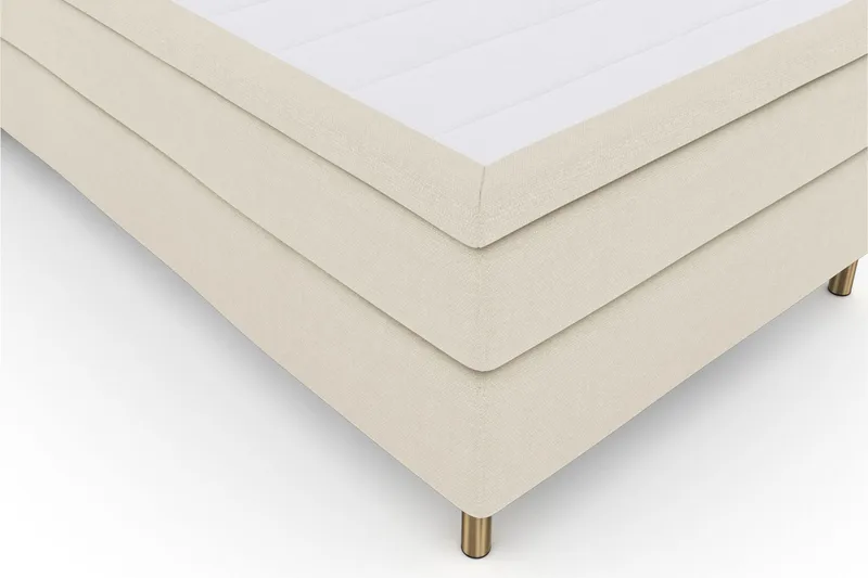 Select No 5 Komplett Sengepakke 120x200 Fast Lateks - Beige/Kobberben - Møbler - Senger - Enkeltsenger
