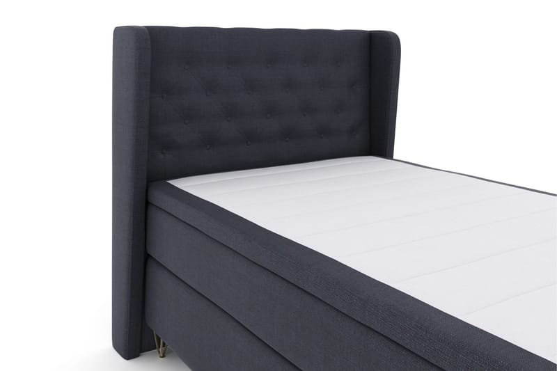 Select No 5 Komplett Sengepakke 120x200 Fast Lateks - Blå/V-formede Metallben - Møbler - Senger - Enkeltsenger