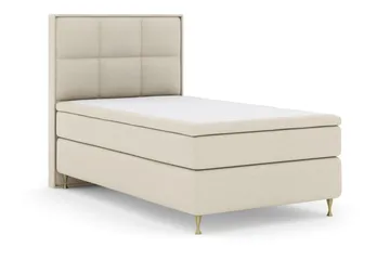 Select No 5 Komplett Sengepakke 120x200 Fast Watergel - Beige/Gullben - Møbler - Senger - Enkeltsenger