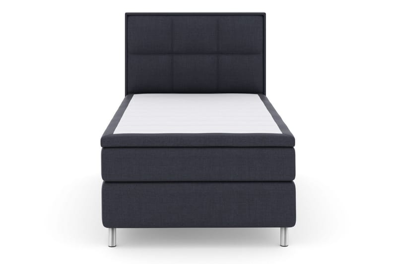 Select No 5 Komplett Sengepakke 120x200 Fast Watergel, Blå/Metallben