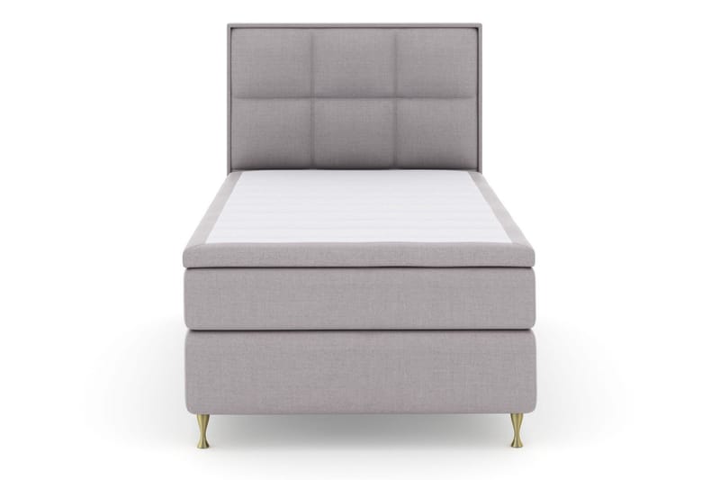 Select No 5 Komplett Sengepakke 120x200 Fast Watergel - Lysegrå/Gullben - Møbler - Senger - Enkeltsenger
